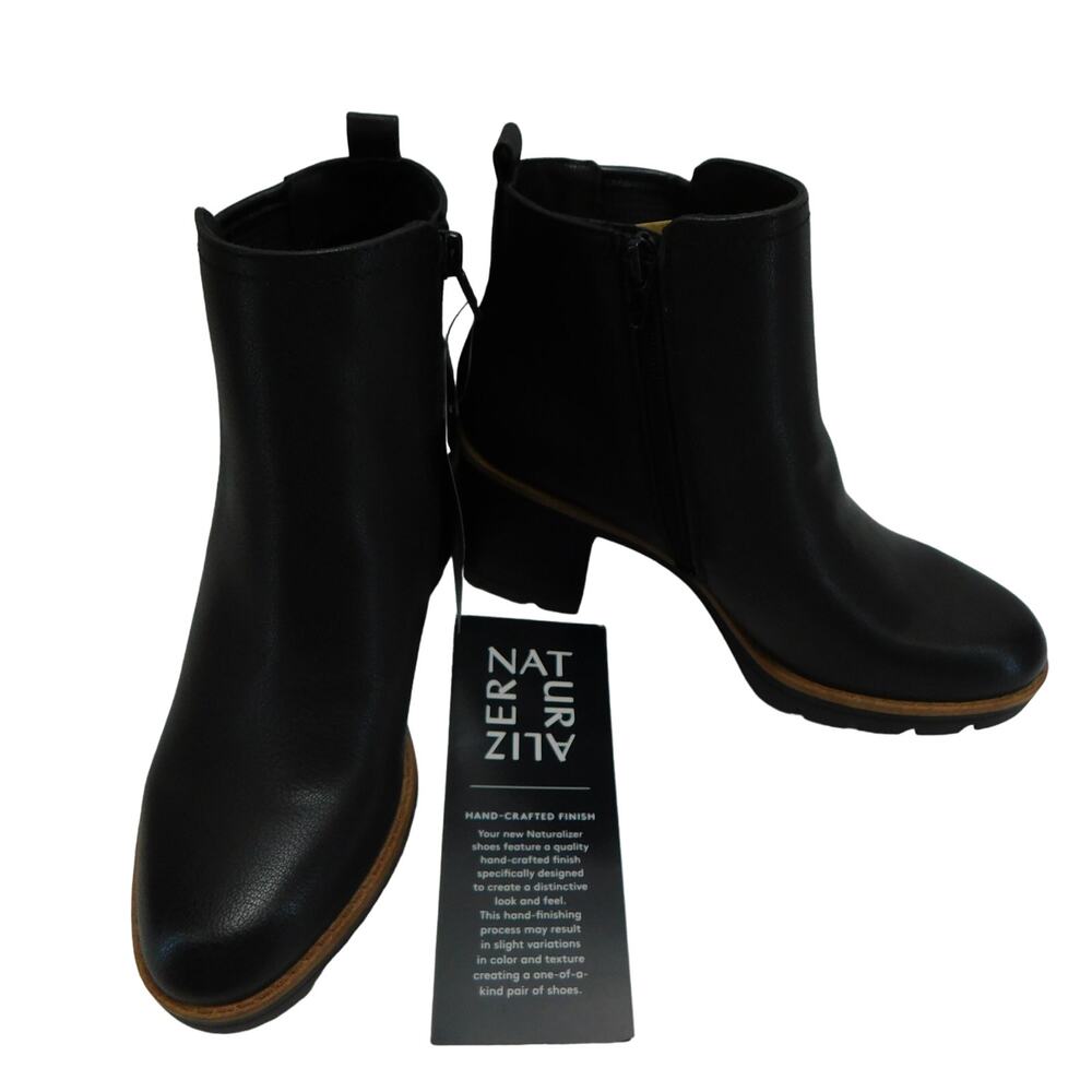 Naturalizer Womens Madalynn Gore Black Water Repellent Boots Size 7 New - Picture 11 of 11